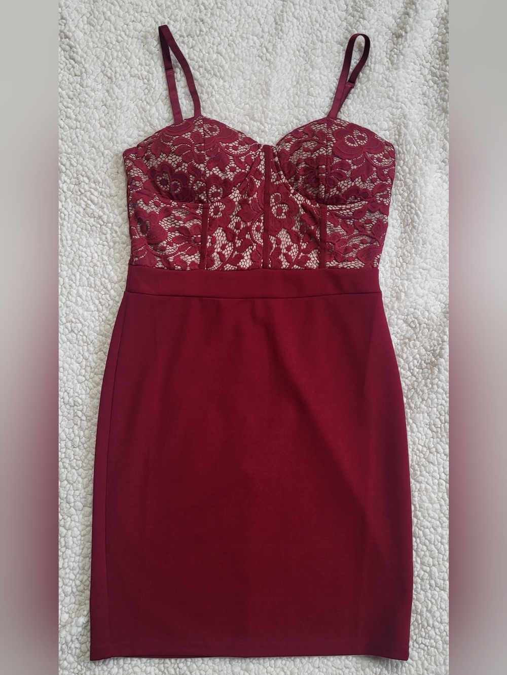 Chocolate USA Burgandy Dress Size Small